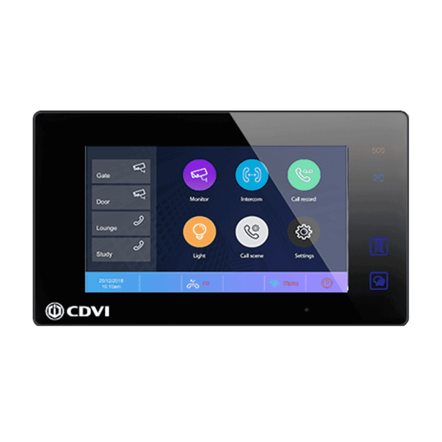 2EASY CDV-47B 2-Wire Standard Monitor, Black