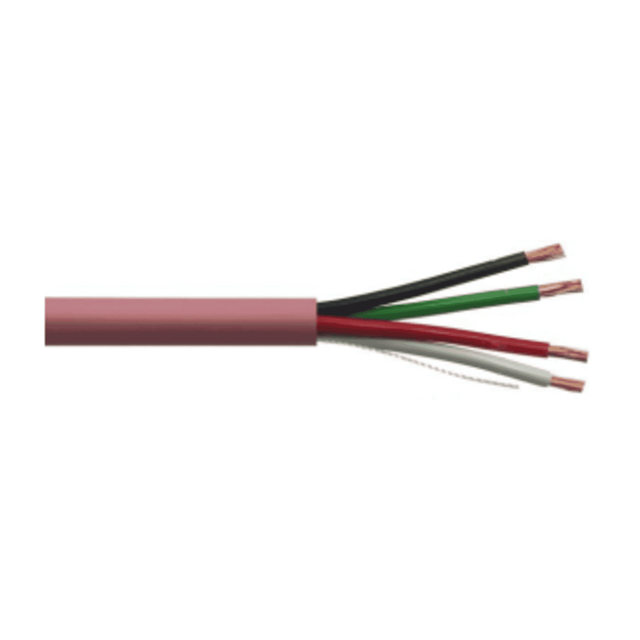 SFX 4 Core Speaker Cable - 100m, Pink, High-Quality LSZH, Professional Audio