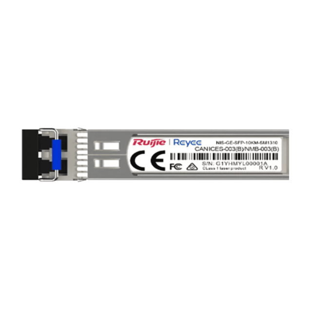Ruijie NIS-GE-SFP-10KM-SM1310 1Gbps SFP Transceiver Module for Single-Mode Fiber