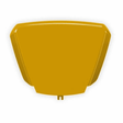Pyronix FPDELTA-CY Deltabell Lid Cover – Yellow, High-Visibility Protective Alarm Cover