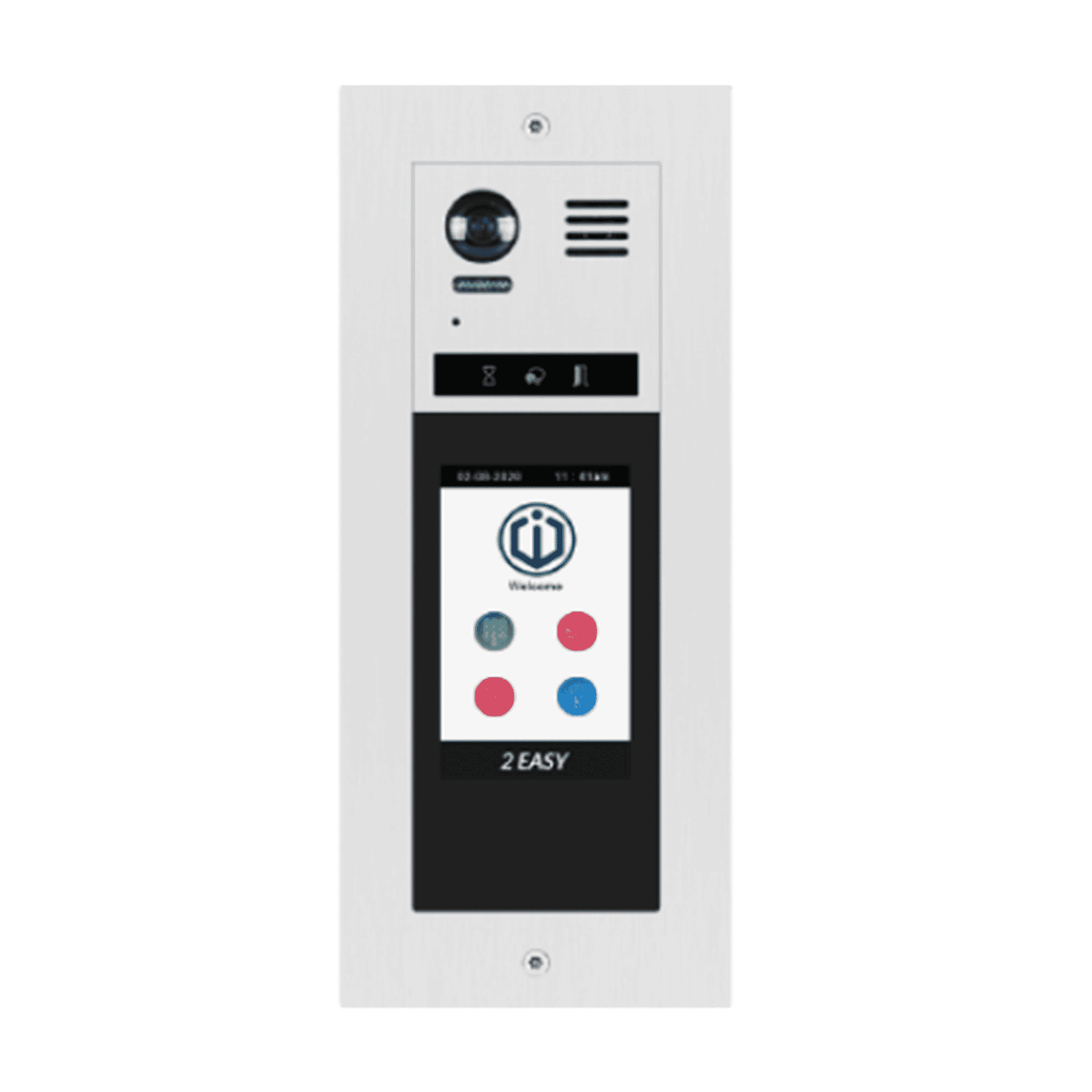 2EASY CDV-T5F 2-Wire Touchscreen Video Door Station, Flush Mount