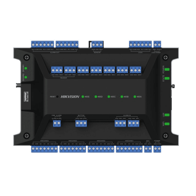 Hikvision DS-K2702WX-E1(P) Enhanced Access Controller, Entry Management