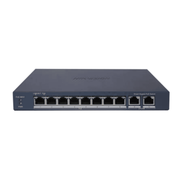 Hikvision DS-3E1510P-EI(O-STD)V2 8-Port Gigabit PoE Managed Switch CCTV Security