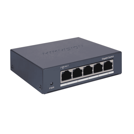 Hikvision DS-3E0505-O(O-STD) 5-Port Gigabit Unmanaged Network Switch CCTV