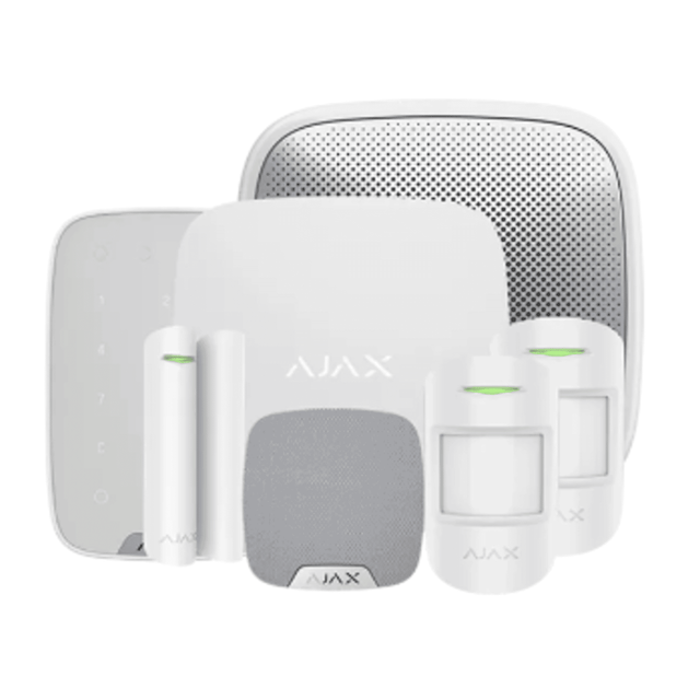 Ajax KIT5 S 90771.246.WH1, Hub2+2MPS+DPS+KPPS+SS+HSS, White