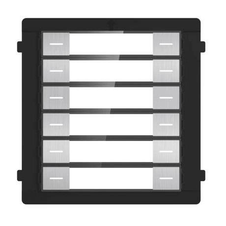 Hikvision DS-KD-K12/S Stainless Steel Name tag Module for Modular Door Station