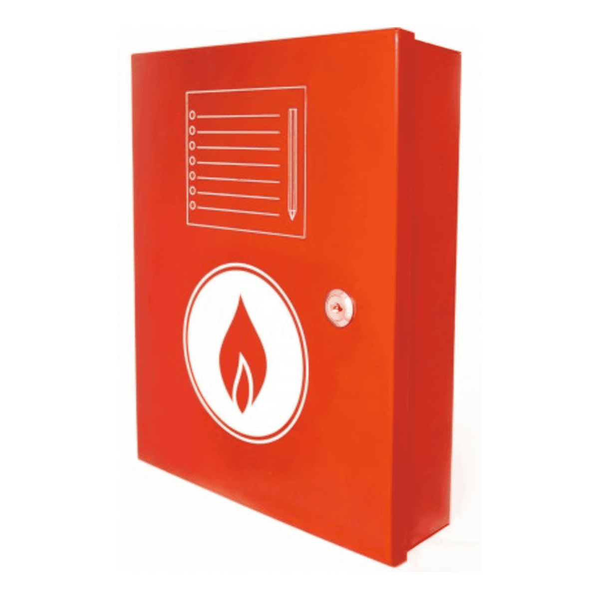 Fire Docbox Haydon A4 Metal Fire Document Box, Red, Wall-Mount, 314×250×68 mm HAY ...