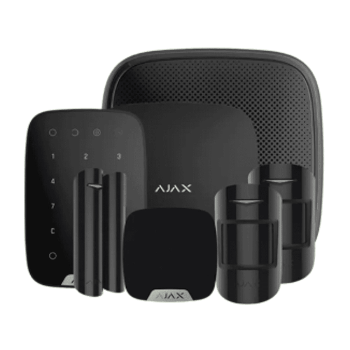 Ajax KIT 5 S 90770.246.BL1, Hub2+2MPS+DPS+KPPS+SS+HSS, Black