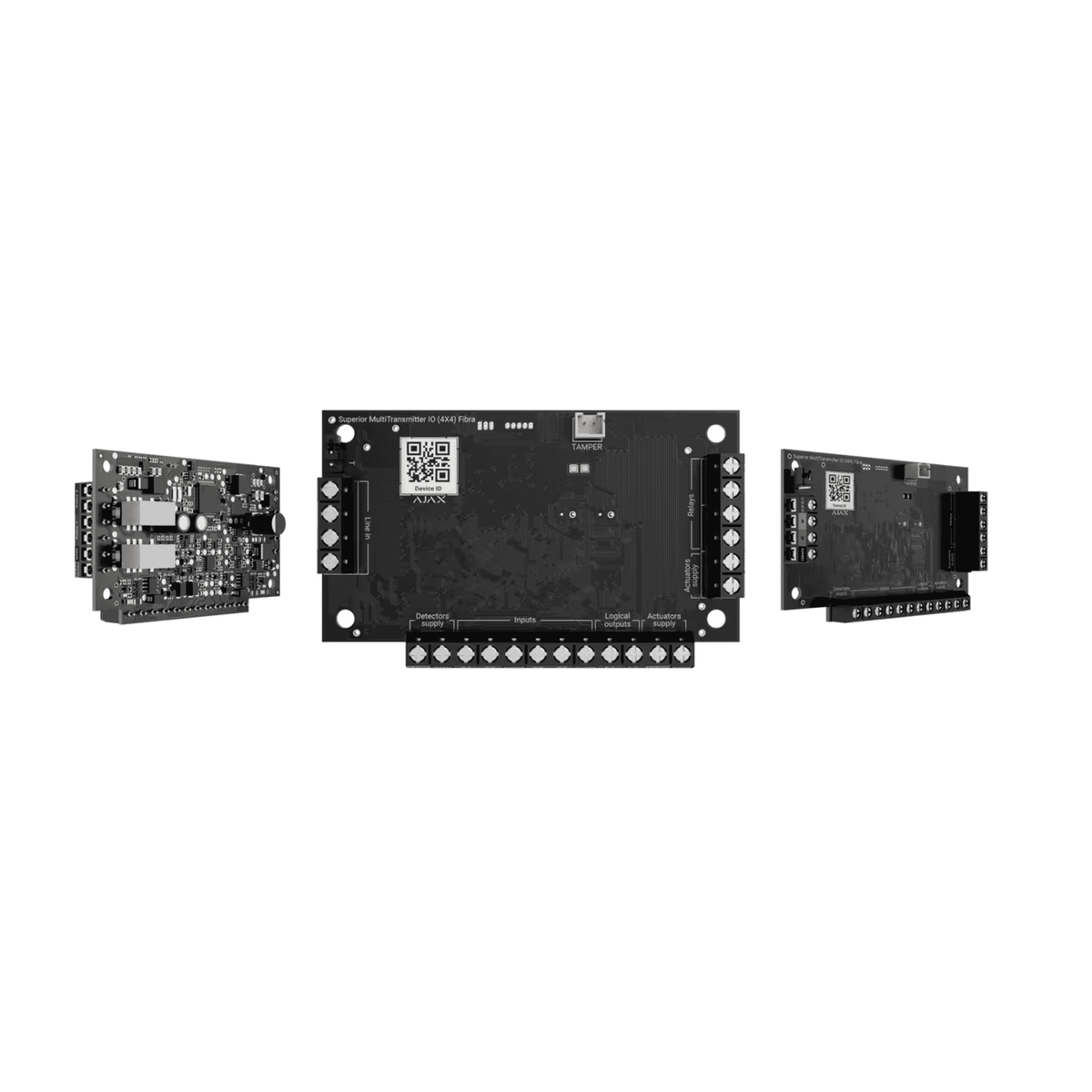 Ajax Superior MultiTransmitter IO (4X4) Fibra – 4 Inputs, 4 Outputs, Wired Integration Module