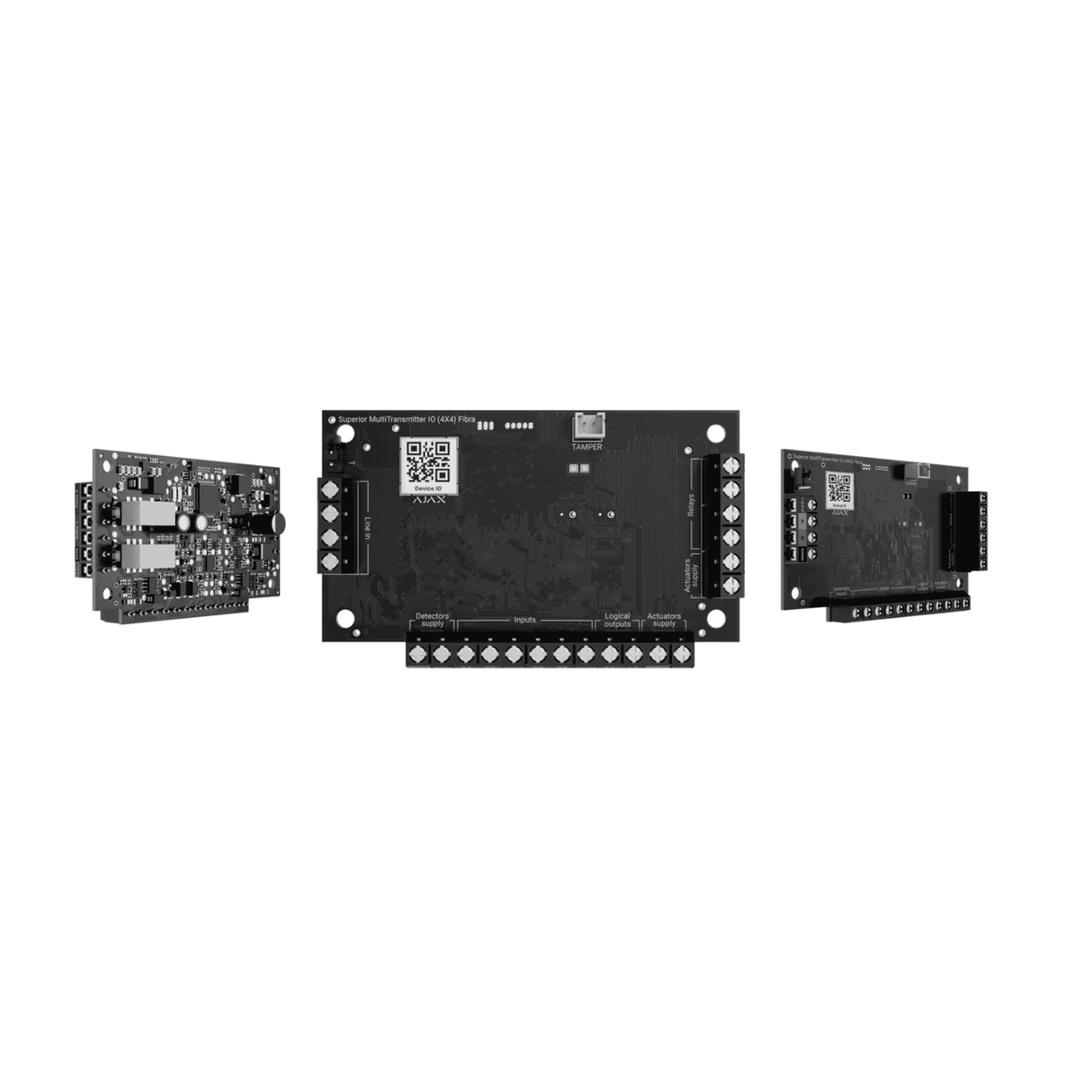 Ajax Superior MultiTransmitter IO (4X4) Fibra – 4 Inputs, 4 Outputs, Wired Integration Module