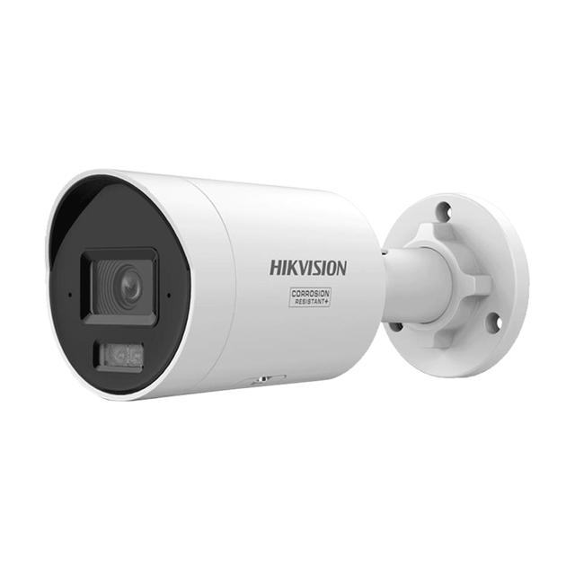 Hikvision DS-2CD2047G3-LI2UY/SL (2.8mm) 4MP Fixed Mini Bullet Camera ColorVu Siren Mic Speaker