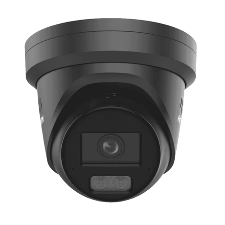 Hikvision DS-2CD2347G3-LIS2UY/SL (2.8mm) 4MP Fixed Turret Camera ColorVu Siren Mic Speaker BLACK
