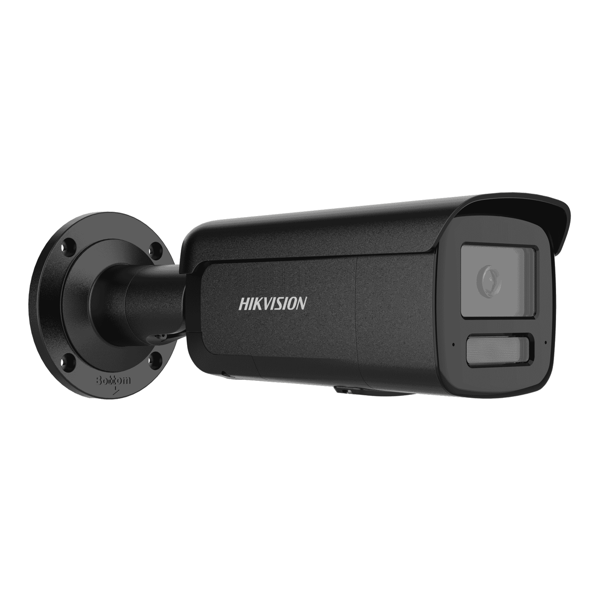 Hikvision DS-2CD2T47G3-LIS2UY/SL (2.8mm) 4MP Fixed Bullet Camera ColorVu Siren Mic Speaker BLACK