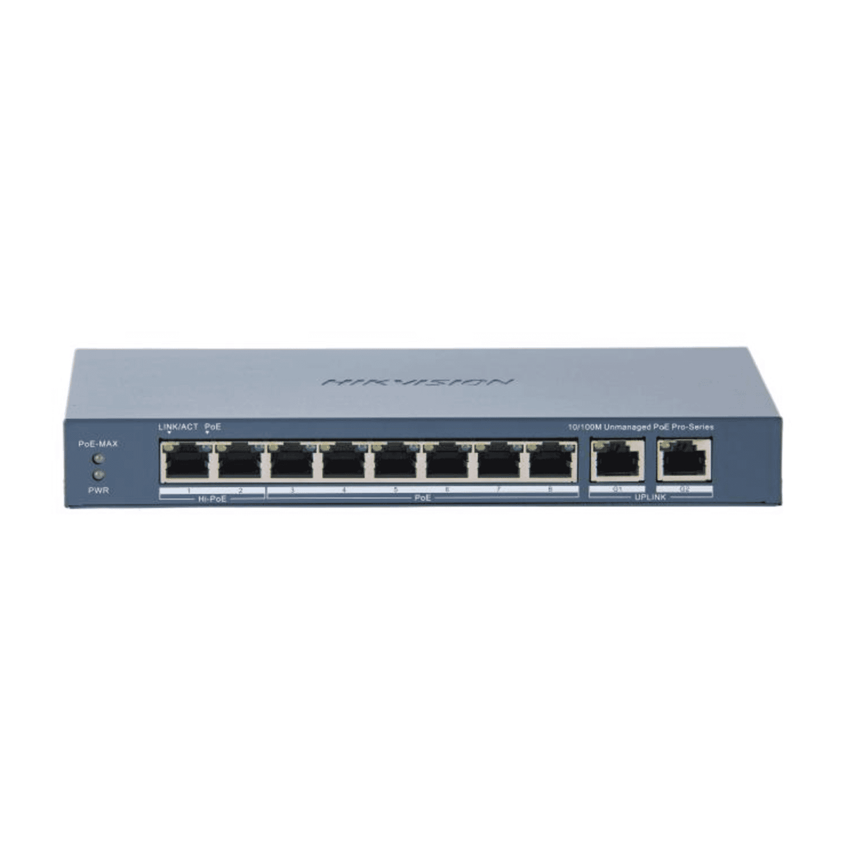Hikvision DS-3E0310HP-E(C) 8 Port Fast Ethernet Unmanaged PoE Switch