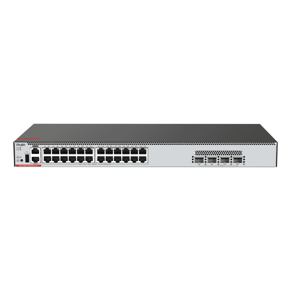 Ruijie RG-CS86-24MG4VS-UP 24-PORT MULTI-GE SWITCH WITH CLOUD MGMTFULL 1GE/2.5GE/5GE ACCESS POE++