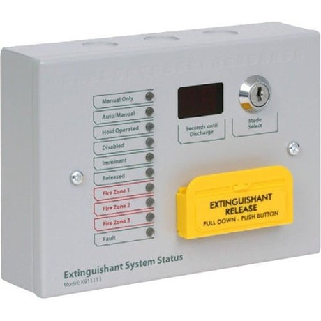 Kentec Electronics K911113M8 extinguishant status unit