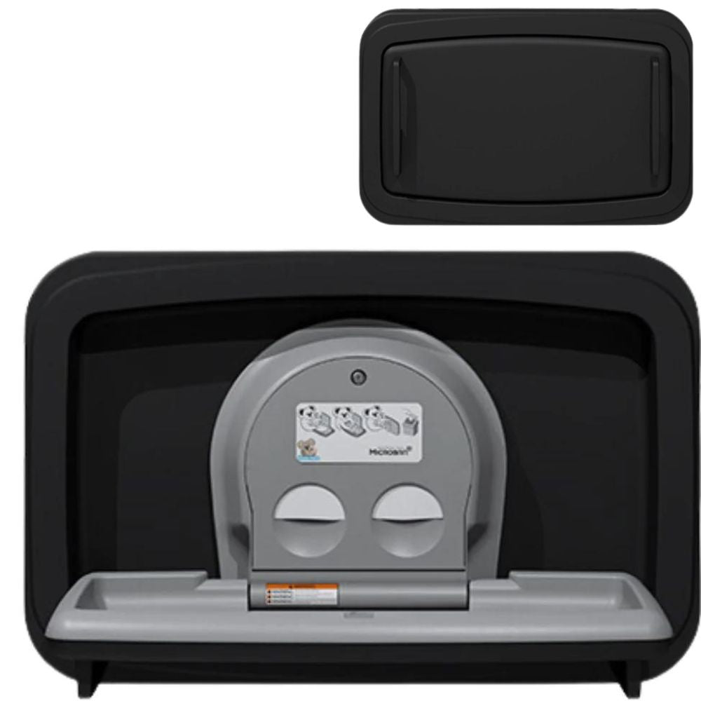 KB310-SSWM-EN Horizontal Stainless Steel Surface-Mounted Baby Changing Station