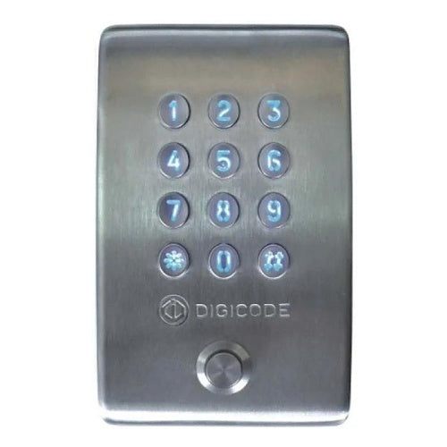 CDVI KCIEN surface keypad, silver