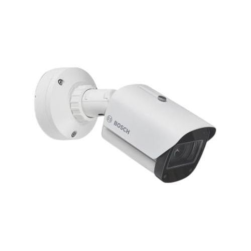 Bosch DINION 7100i bullet camera, white with wall mount bracket