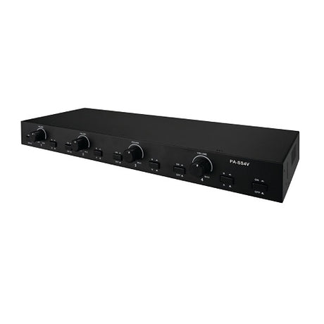 Vanco PA-SS4V selector box for commercial audio