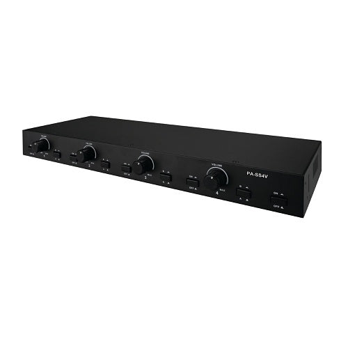 Vanco PA-SS4V selector box for commercial audio