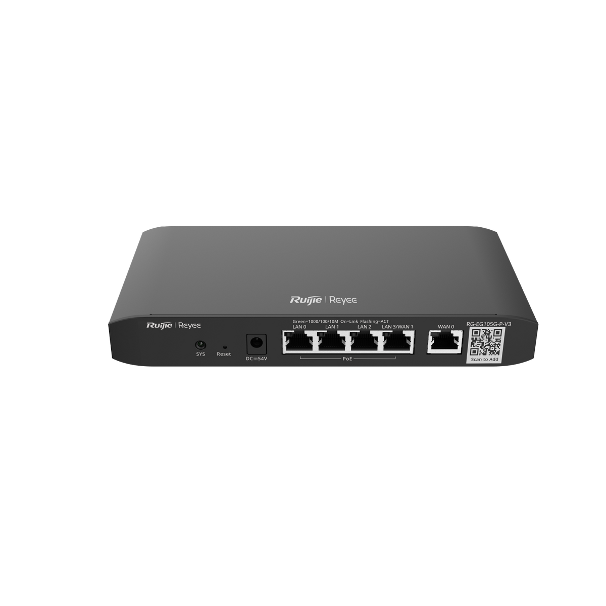 Ruijie RG-EG105G-P-V3 Reyee Cloud Managed PoE Router