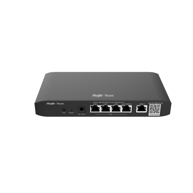 Ruijie RG-EG105G-P-V3 Reyee Cloud Managed PoE Router
