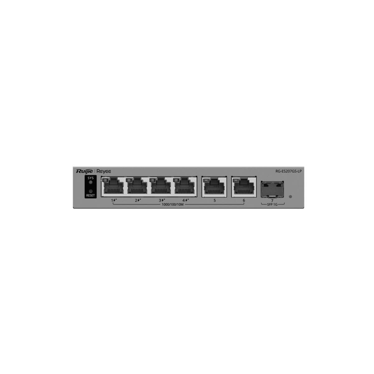 Ruijie RG-ES207GS-LP 6-Port Gigabit Smart Cloud-Managed PoE Switch
