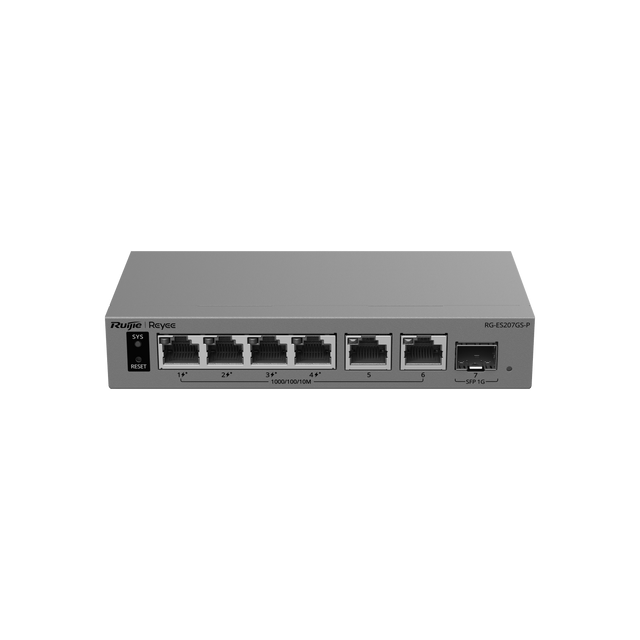 Ruijie RG-ES207GS-P Smart Cloud-Managed PoE Switch