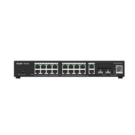 Ruijie RG-ES220GS-P Gigabit Smart Cloud Managed PoE Switch