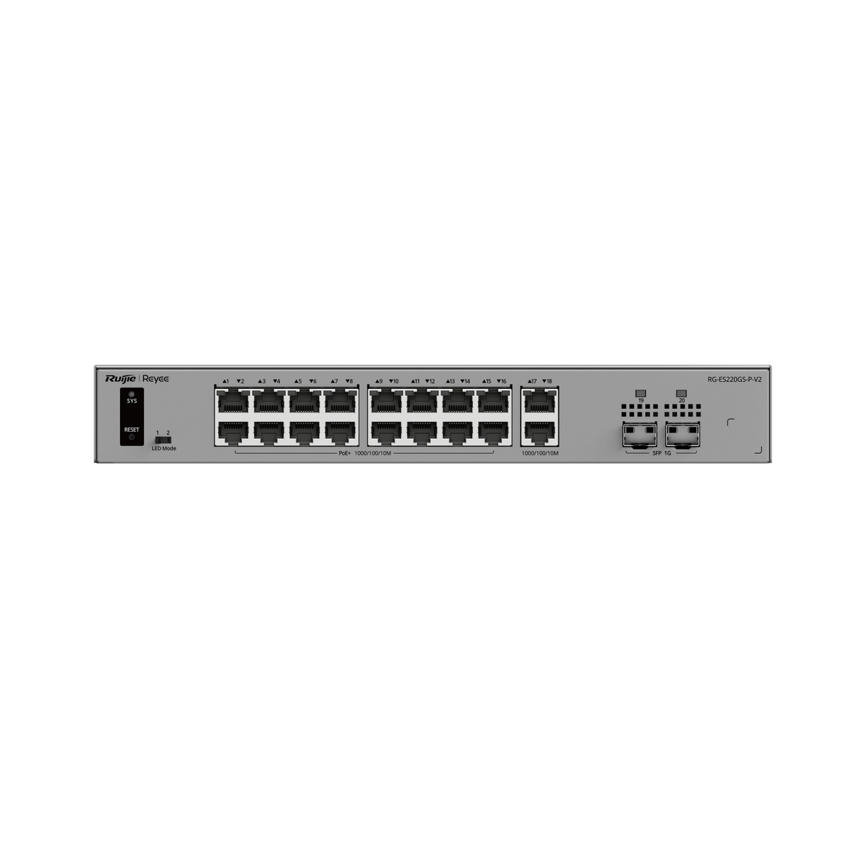 Ruijie RG-ES220GS-P-V2 Smart Cloud-Managed PoE Switch