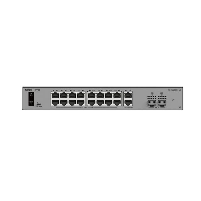 Ruijie RG-ES220GS-P-V2 Smart Cloud-Managed PoE Switch