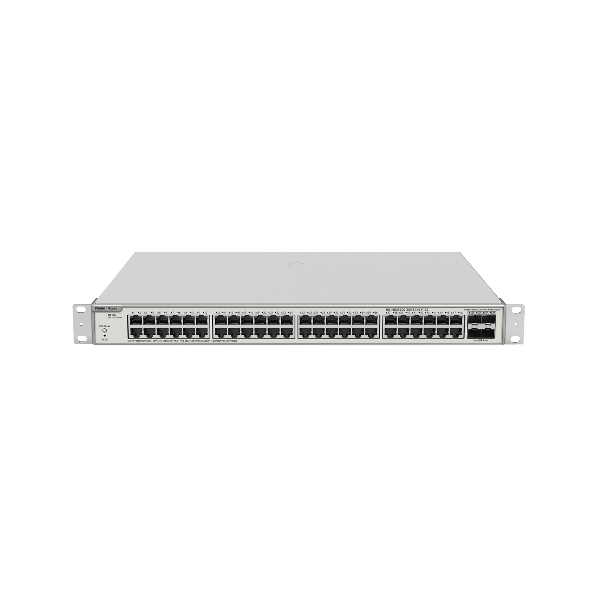 Ruijie RG-NBS3200-48GT4XS-P-V2 Layer 2+ Cloud Managed PoE Switch
