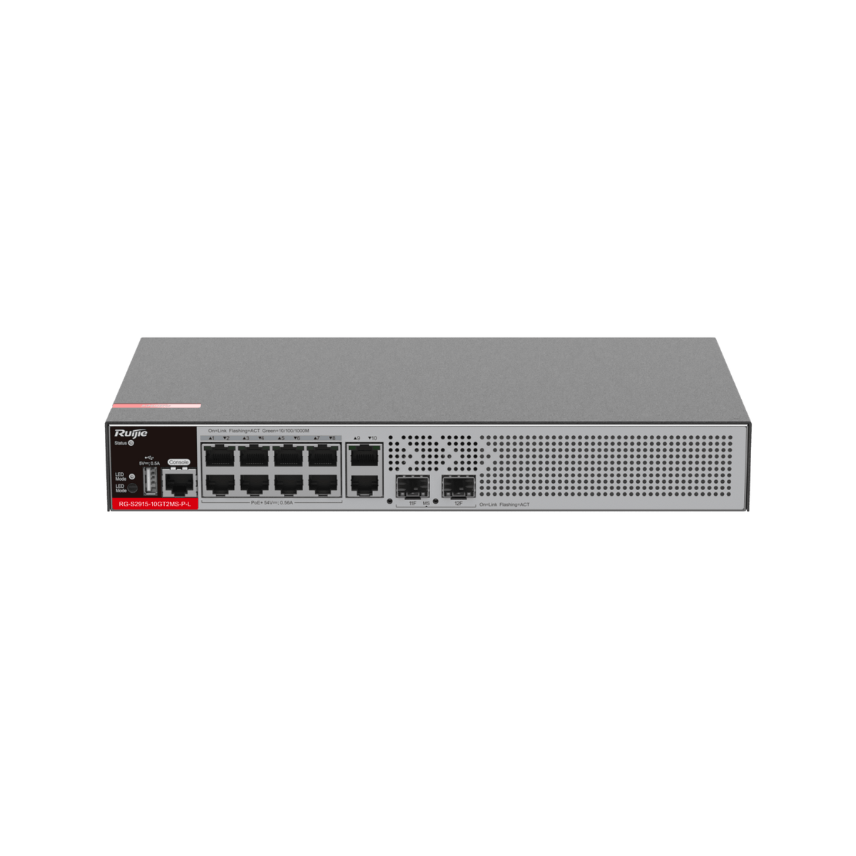Ruijie RG-S2915-10GT2MS-P-L Layer 2+ Managed PoE+ Switch