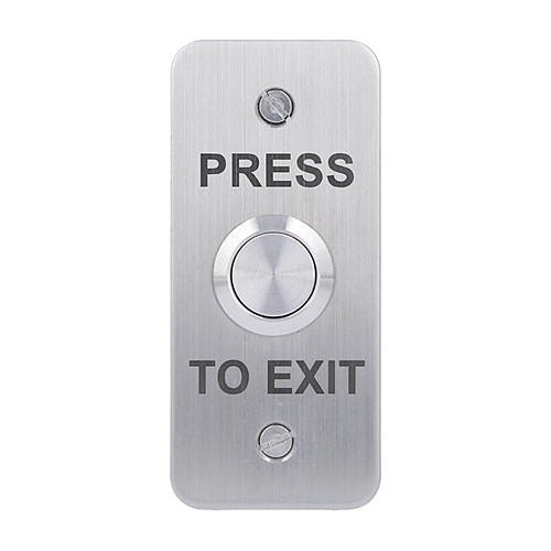 CDVI RTE-AF exit button, silver