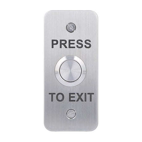 CDVI RTE-AF exit button, silver