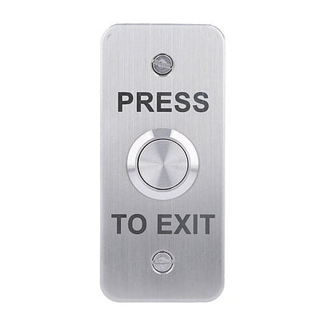 CDVI RTE-AS exit button, silver