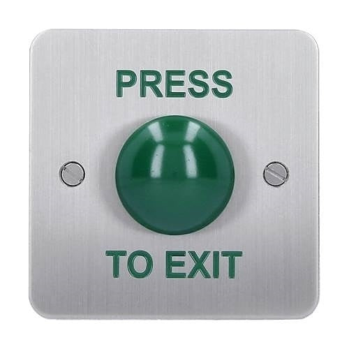 CDVI RTE-SSD exit button, silver
