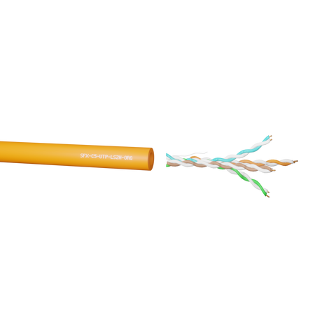 SFX Cables SFX/C5-UTP-LSZH-ORG-305 Category 5e UTP LSZH Data Cable