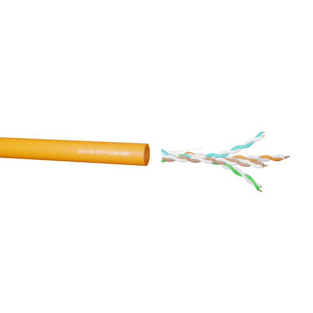 SFX Cables SFX/C5-UTP-LSZH-ORG-305 Category 5e UTP LSZH Data Cable