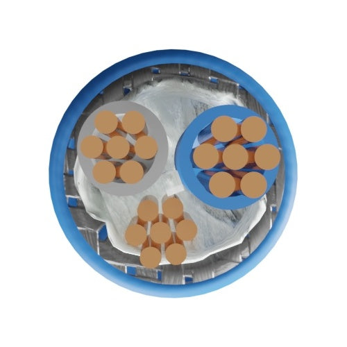 Securi-Flex SFX/TWINAX-463-LSZH-BLU-100 coaxial cable
