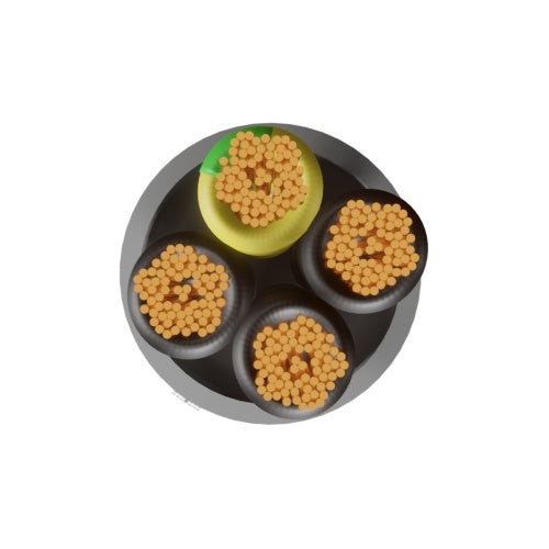 Securi-Flex SFX/YY-4C-1.5-LSZH-GRY-NBR-U-100 control flex cable