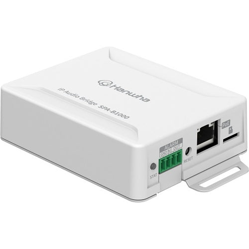 Hanwha Vision SPA-B1000 IP audio bridge