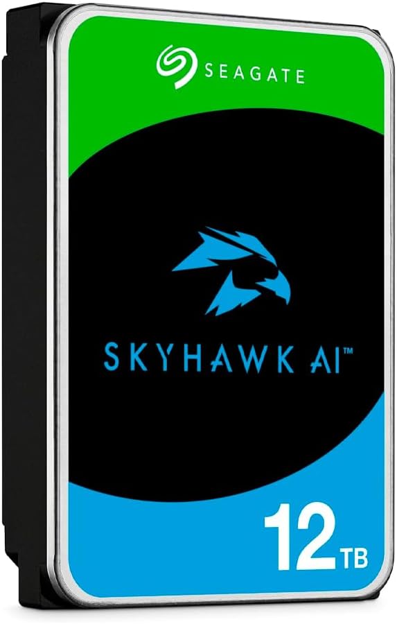 Seagate SkyHawk AI 12TB surveillance hard drive ST12000VE001
