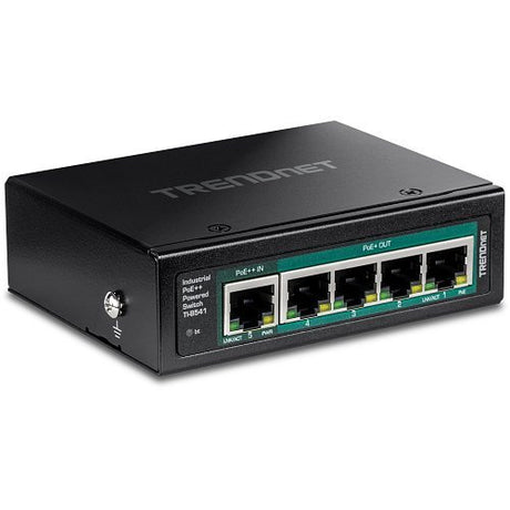 TRENDnet TI-B541 powered din-rail switch