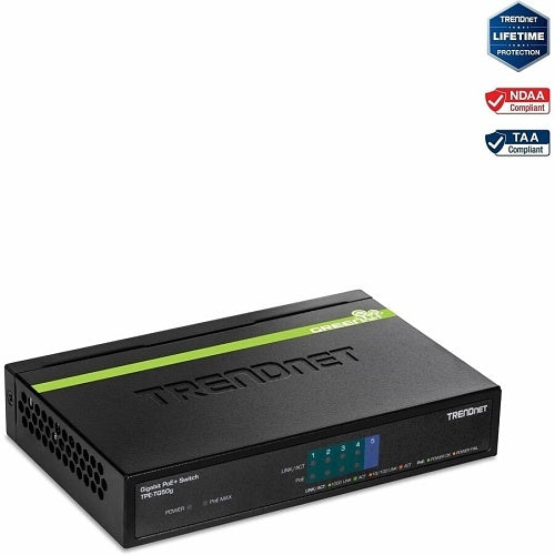 TRENDnet TPE-TG50G gigabit PoE+ switch