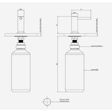 Manual Deck Mounted 1L Soap Dispenser TSL.410