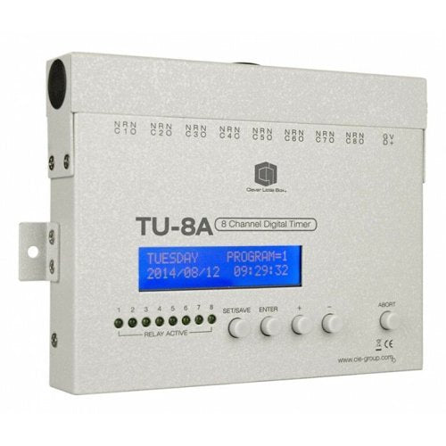 CIE Group TU-8A digital timer, silver