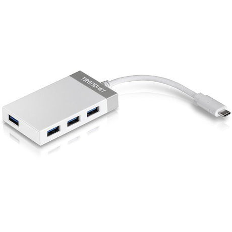 TRENDnet TUC-H4E USB hub, silver
