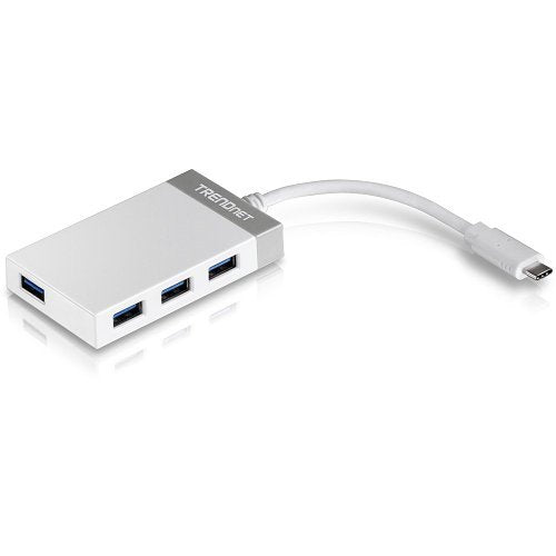 TRENDnet TUC-H4E USB hub, silver